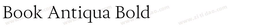 Book Antiqua Bold字体转换